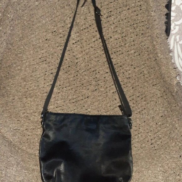 KIPLING-Black Coated Leah w/City Monkey-Messenger/Cross/Shoulderbag-Excellent - Picture 3 of 9